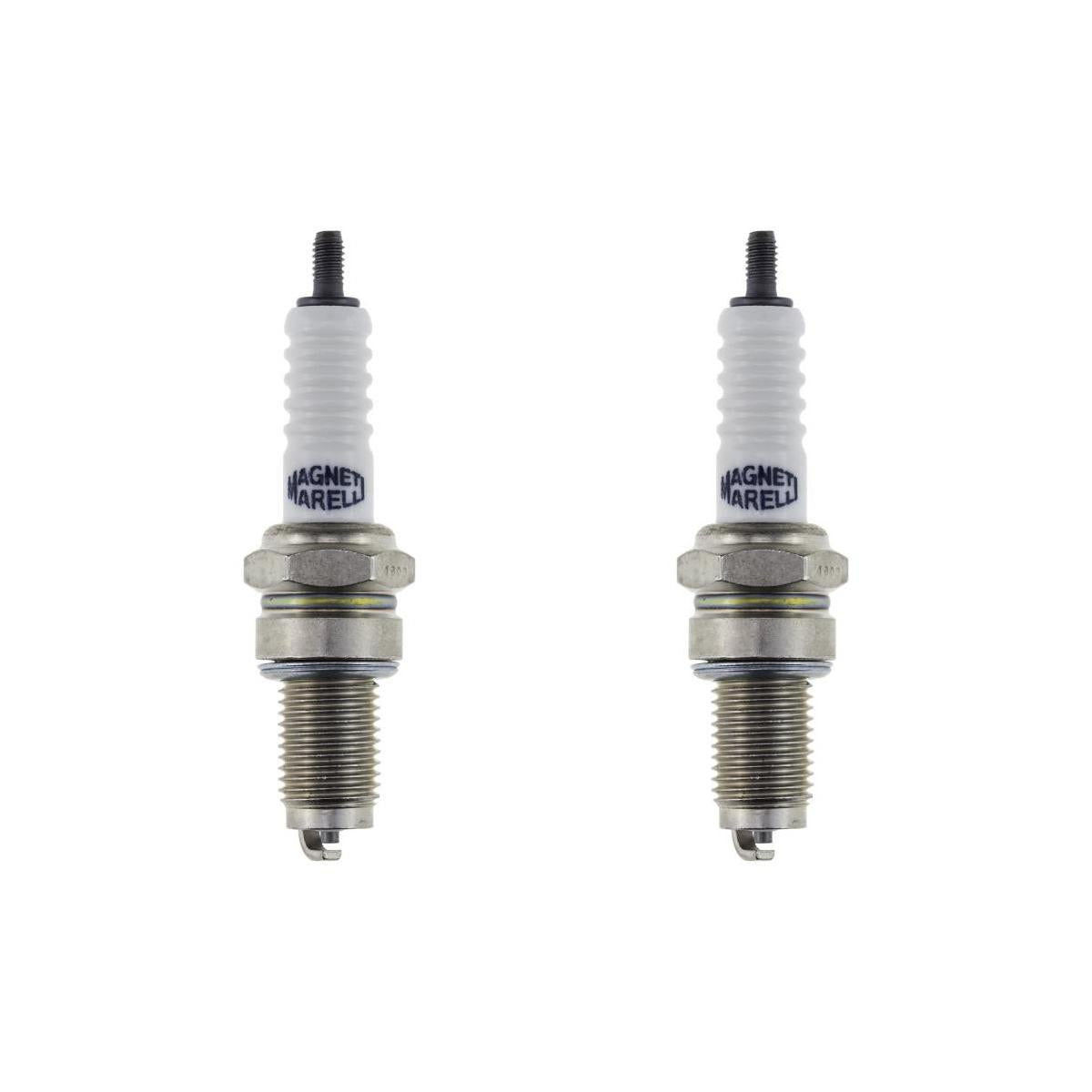 Par Vela Ignição Resistiva - Magneti Marelli - DR8TCMM-9 - (1)