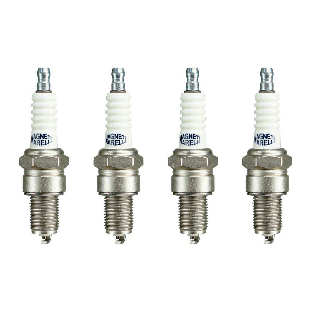 Kit 4 Vela Ignição Resistiva - Magneti Marelli - F5RTCMM - (1)