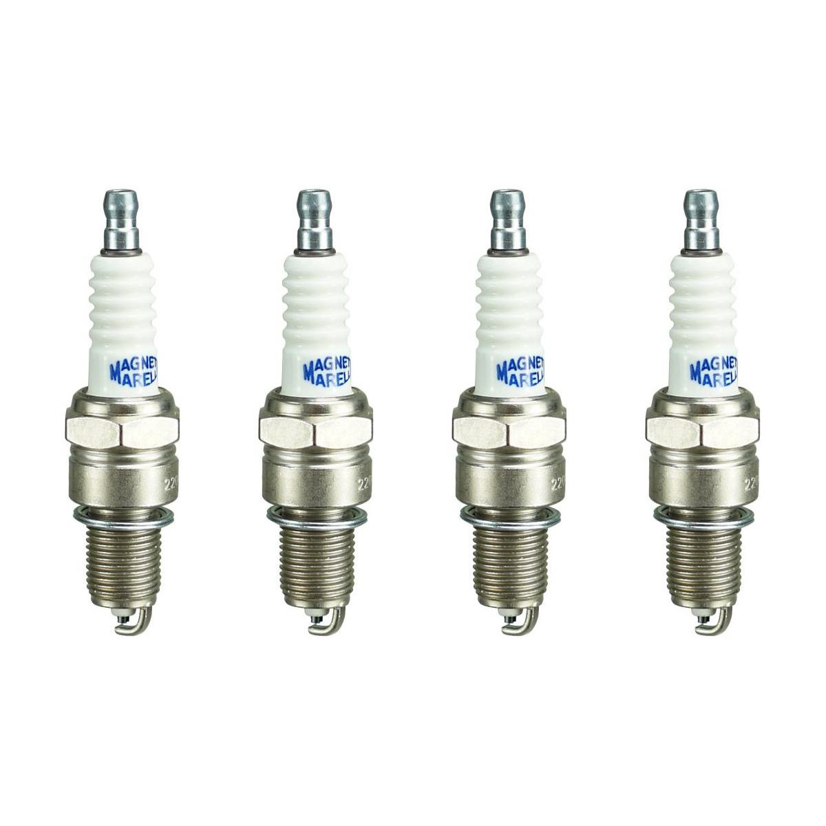 Kit 4 Vela Ignição V-Form - Magneti Marelli - F6RFMM - (1)