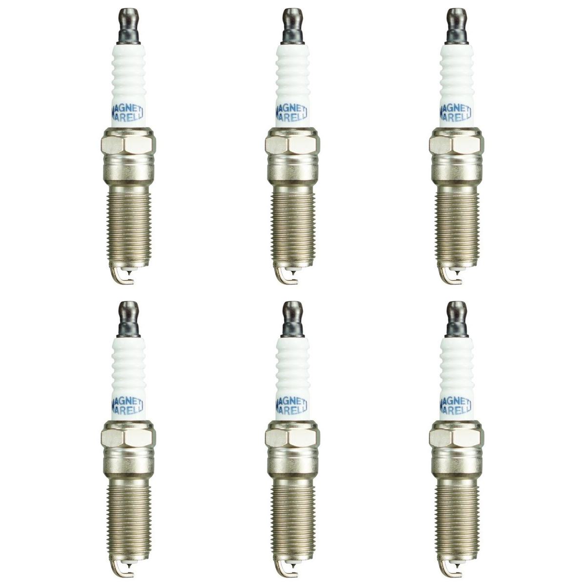 Kit 6 Vela Ignição Platinum-Iridium - Magneti Marelli - QH5RTIPMM-13 - (1)