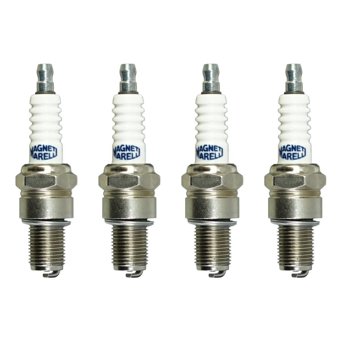 Kit 4 Vela Ignição Resistiva - Magneti Marelli - F6RCMM - (1)