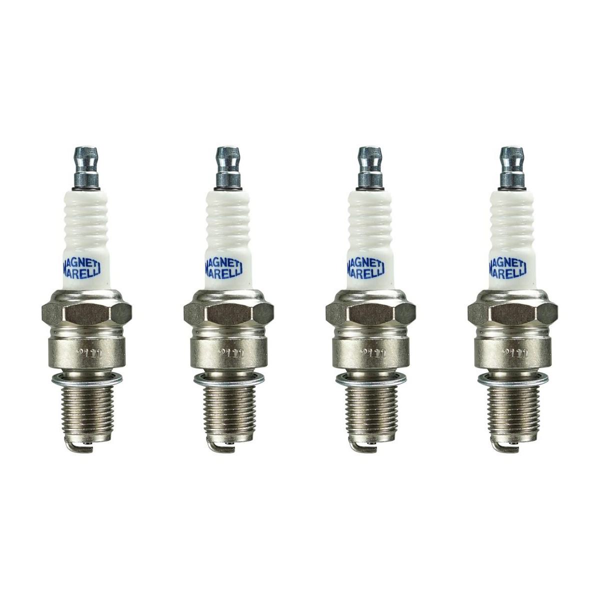 Kit 4 Vela Ignição Resistiva - Magneti Marelli - F8RCMM - (1)