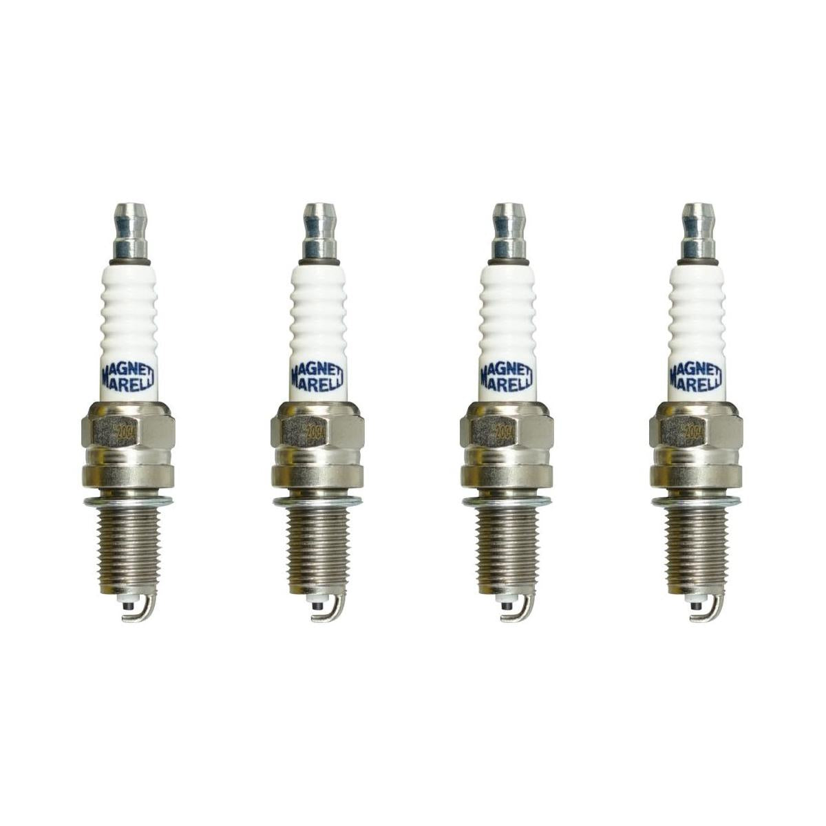 Kit 4 Vela Ignição Resistiva - Magneti Marelli - DK8RTCMM-10 - (1)