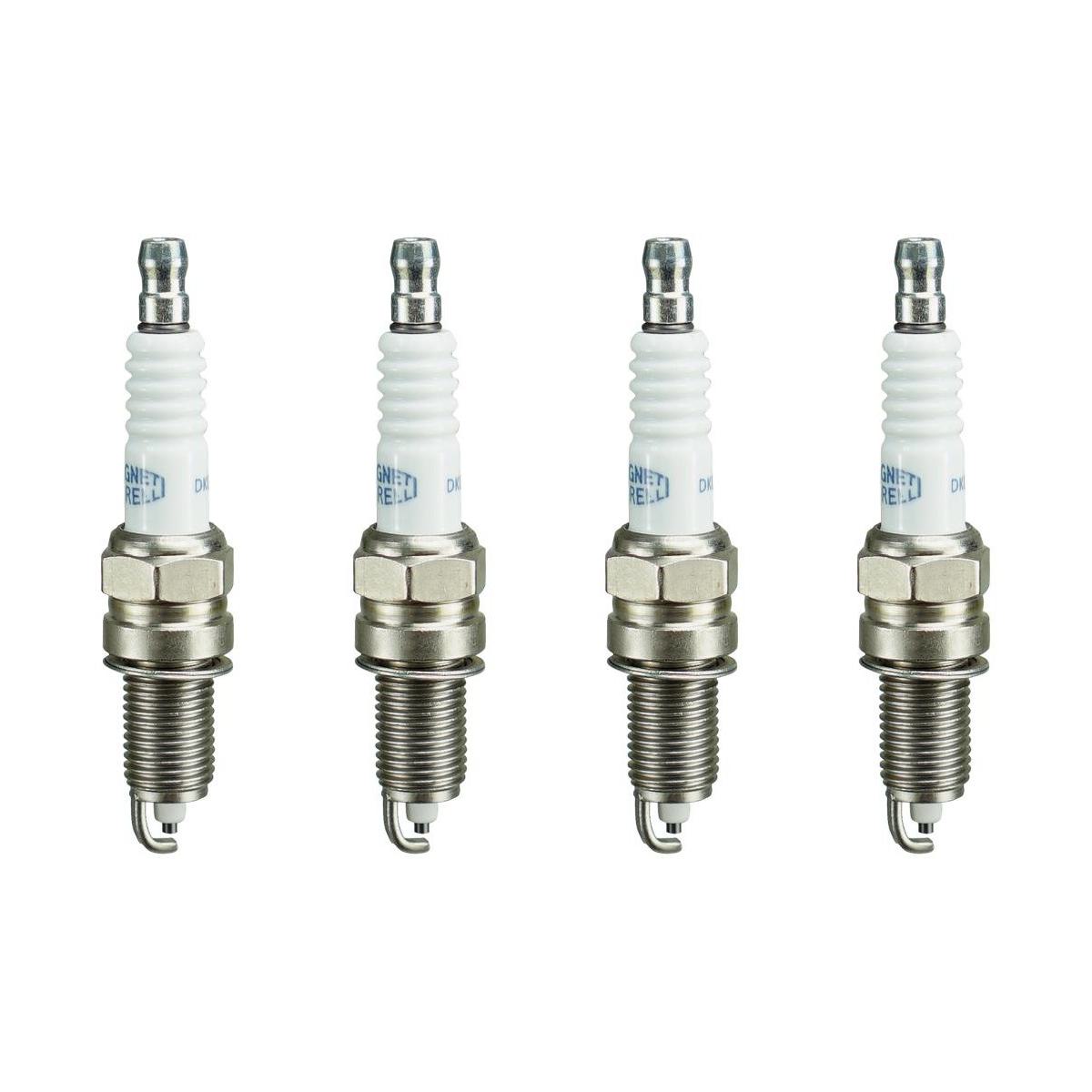 Kit 4 Vela Ignição Resistiva - Magneti Marelli - DK8RTAMM-10 - (1)