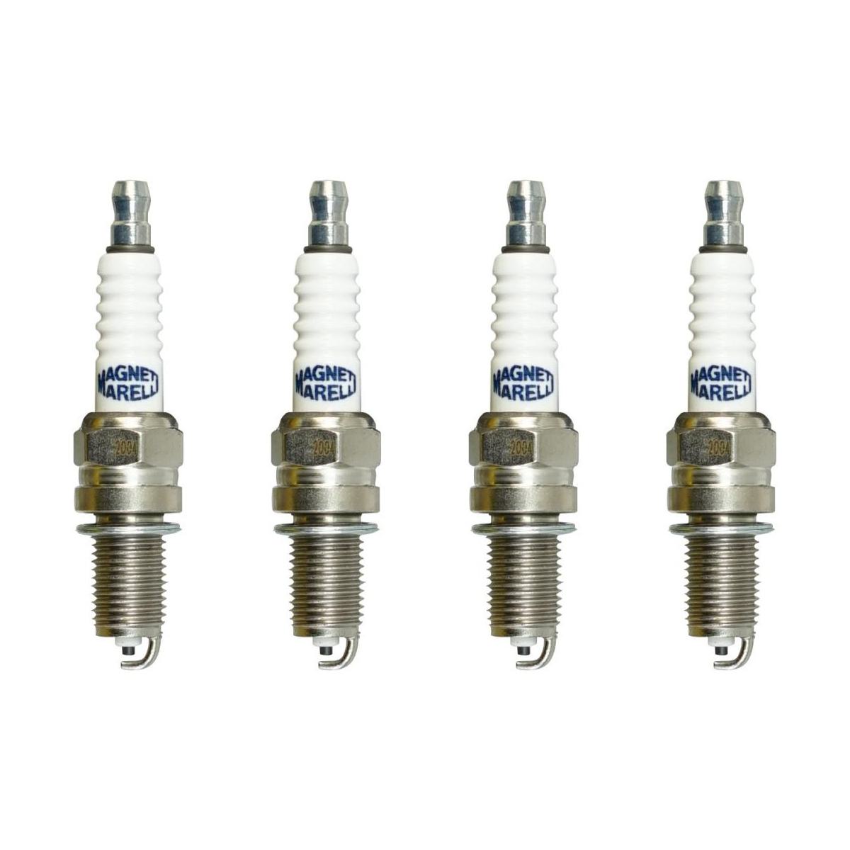 Kit 4 Vela Ignição Resistiva - Magneti Marelli - DK8RTCMM - (1)