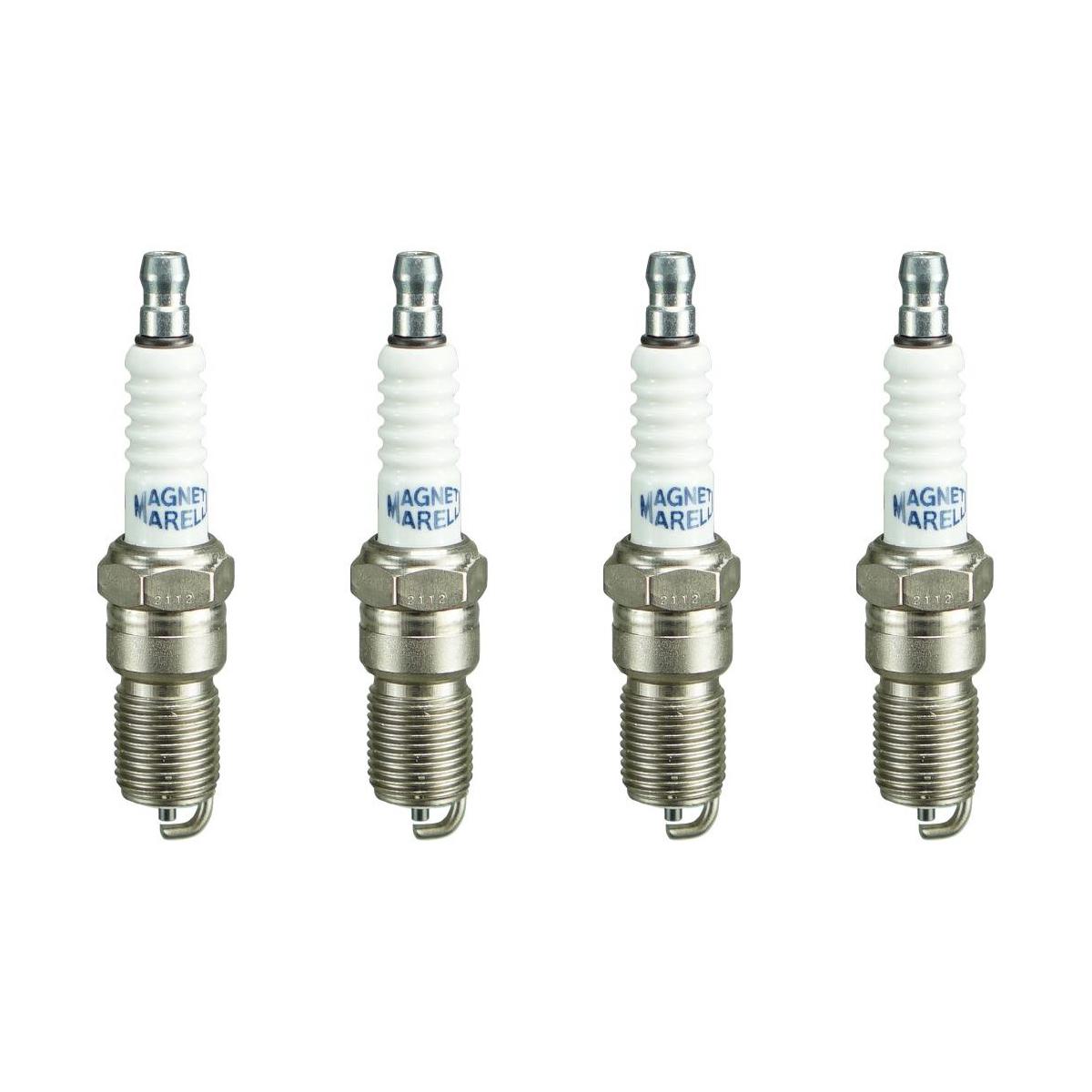 Kit 4 Vela Ignição Resistiva - Magneti Marelli - Q5RTCMM-10 - (1)