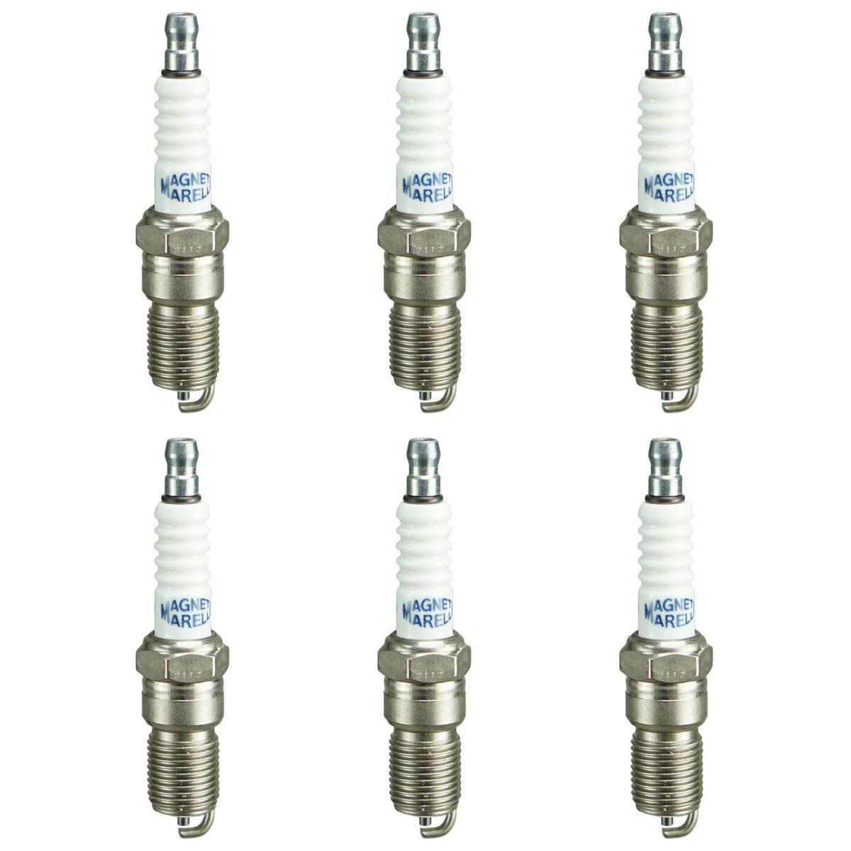 Kit 6 Vela Ignição Resistiva - Magneti Marelli - Q5RTCMM-10 - (1)