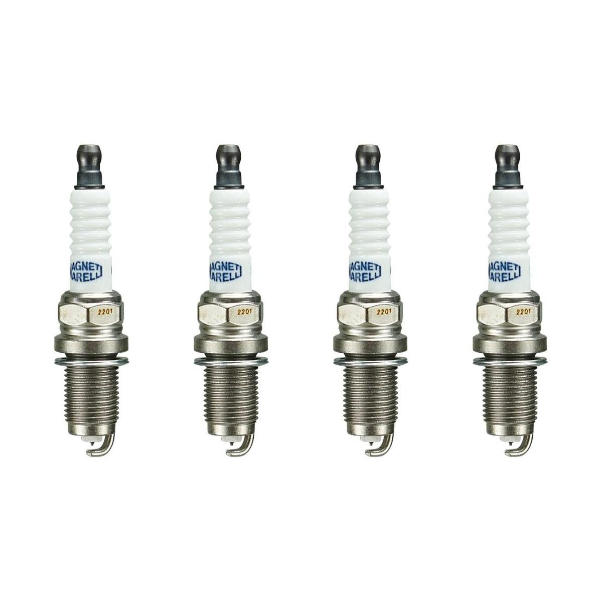 Kit 4 Vela Ignição Platinum-Iridium - Magneti Marelli - K6RBIPMM-11 - (1)