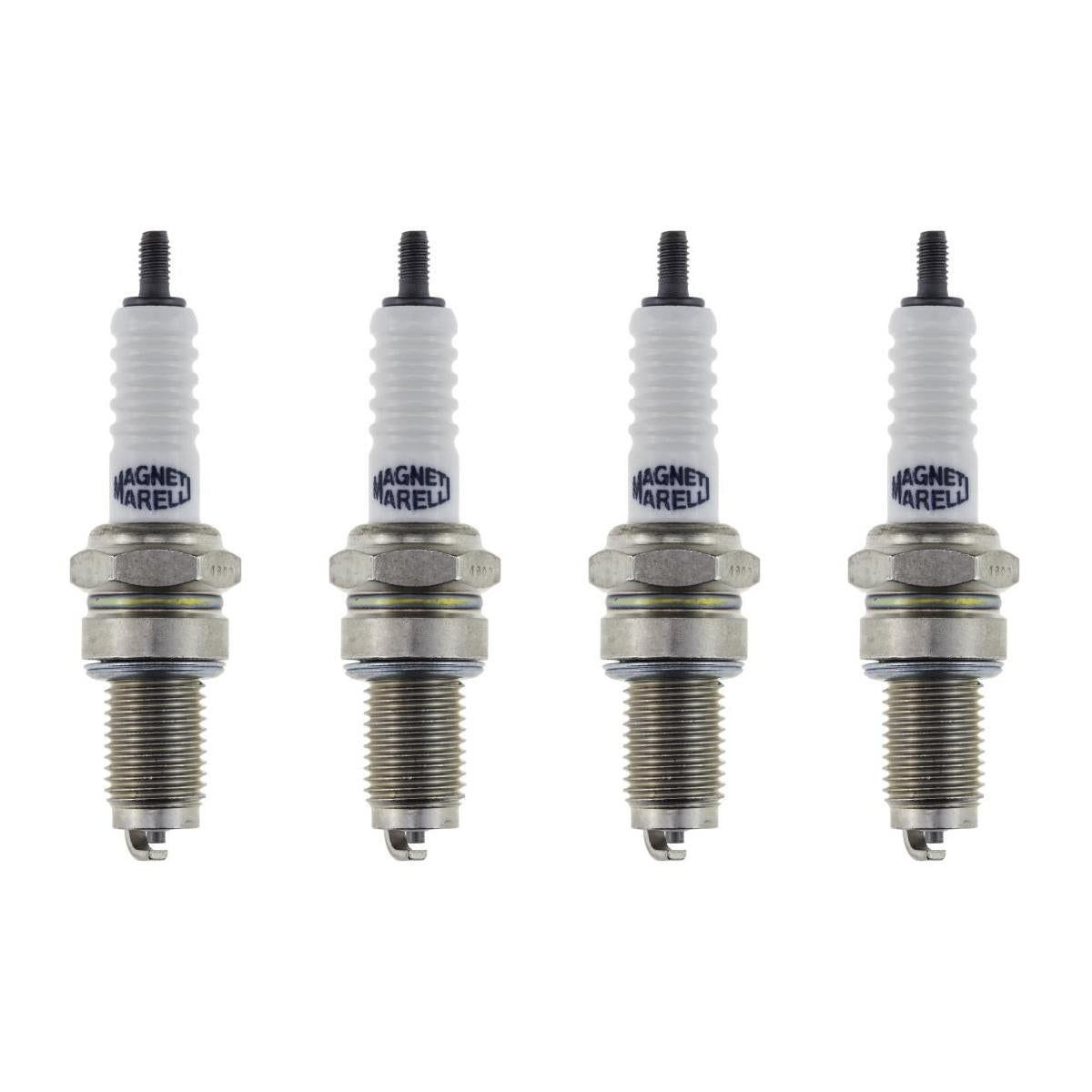 Kit 4 Vela Ignição Resistiva - Magneti Marelli - DR8TCMM-9 - (1)