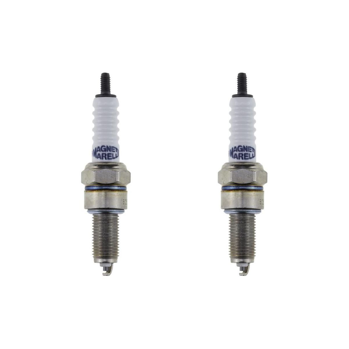 Par Vela Ignição Resistiva - Magneti Marelli - BR8TCMM-9 - (1)