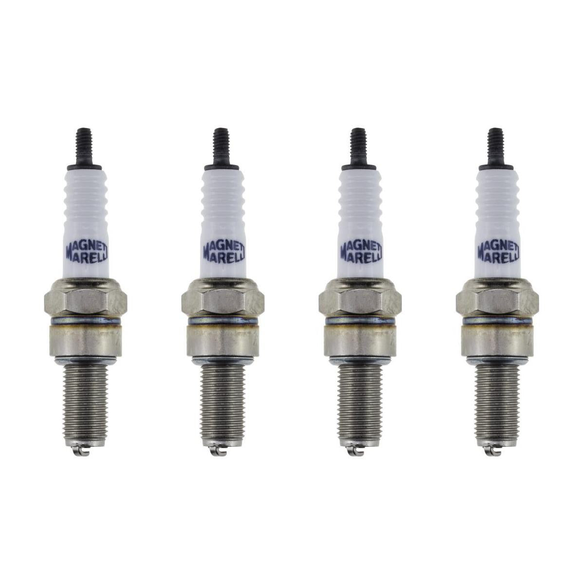 Kit 4 Vela Ignição Resistiva - Magneti Marelli - BR8CMM - (1)