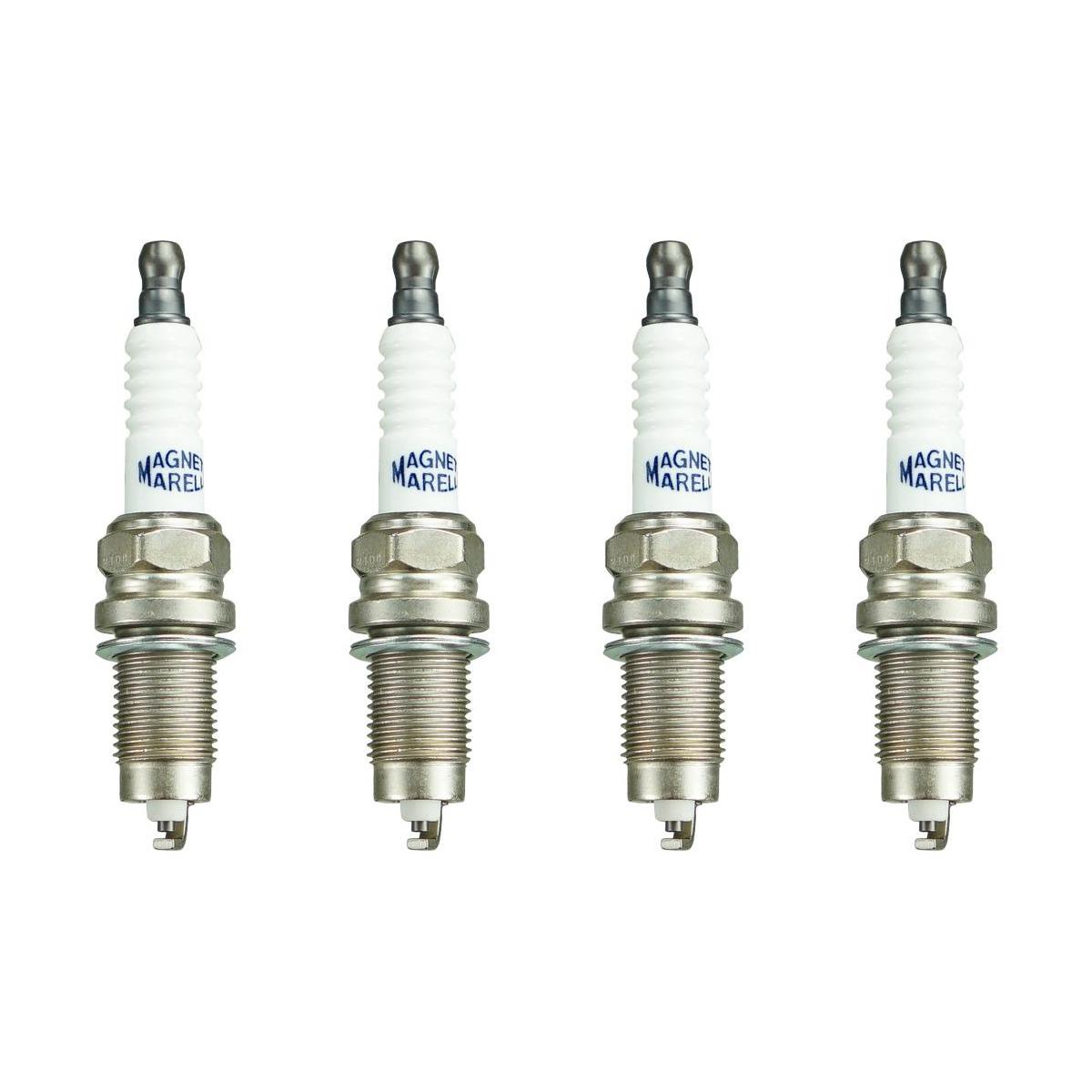 Kit 4 Vela Ignição Resistiva - Magneti Marelli - K6RTSMM - (1)