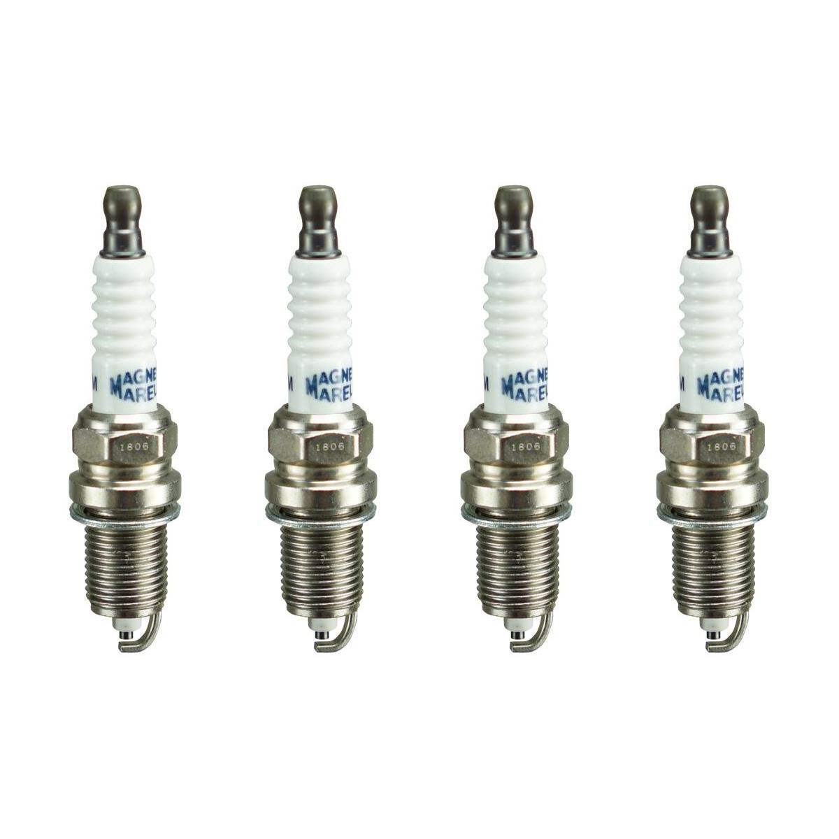 Kit 4 Vela Ignição Resistiva - Magneti Marelli - K7RAMM - (1)