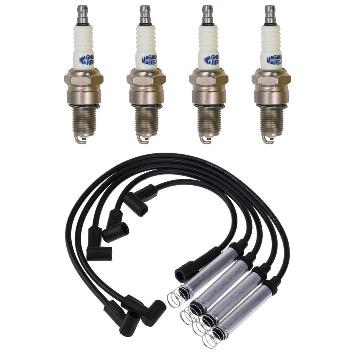 Kit 4 Vela Ignição V-Form e Cabo - Magneti Marelli - CVMG65P2 / F5RFMM - (1)