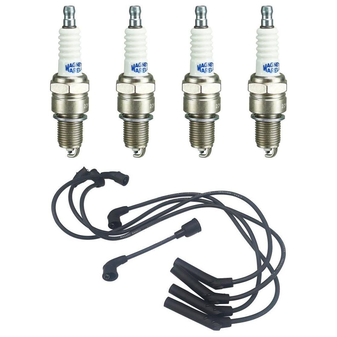 Kit 4 Vela Ignição V-Form e Cabo - Magneti Marelli - CVMH0502 / F6RFMM - (1)
