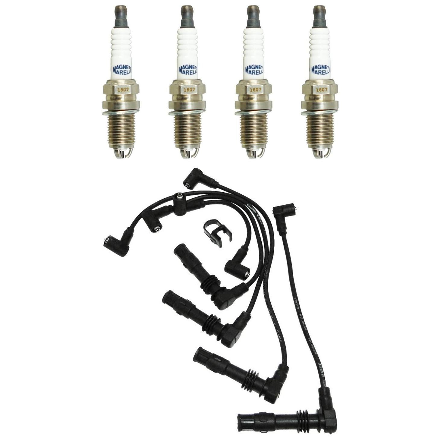 Kit 4 Vela Ignição Platinum Cabo - Magneti Marelli - CVMV2402 / K6RTPMM - (1)