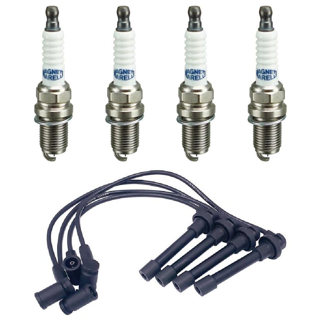 Kit 4 Vela Ignição Platinum Cabo - Magneti Marelli - CVMW0402 / K6RTPMM - (1)