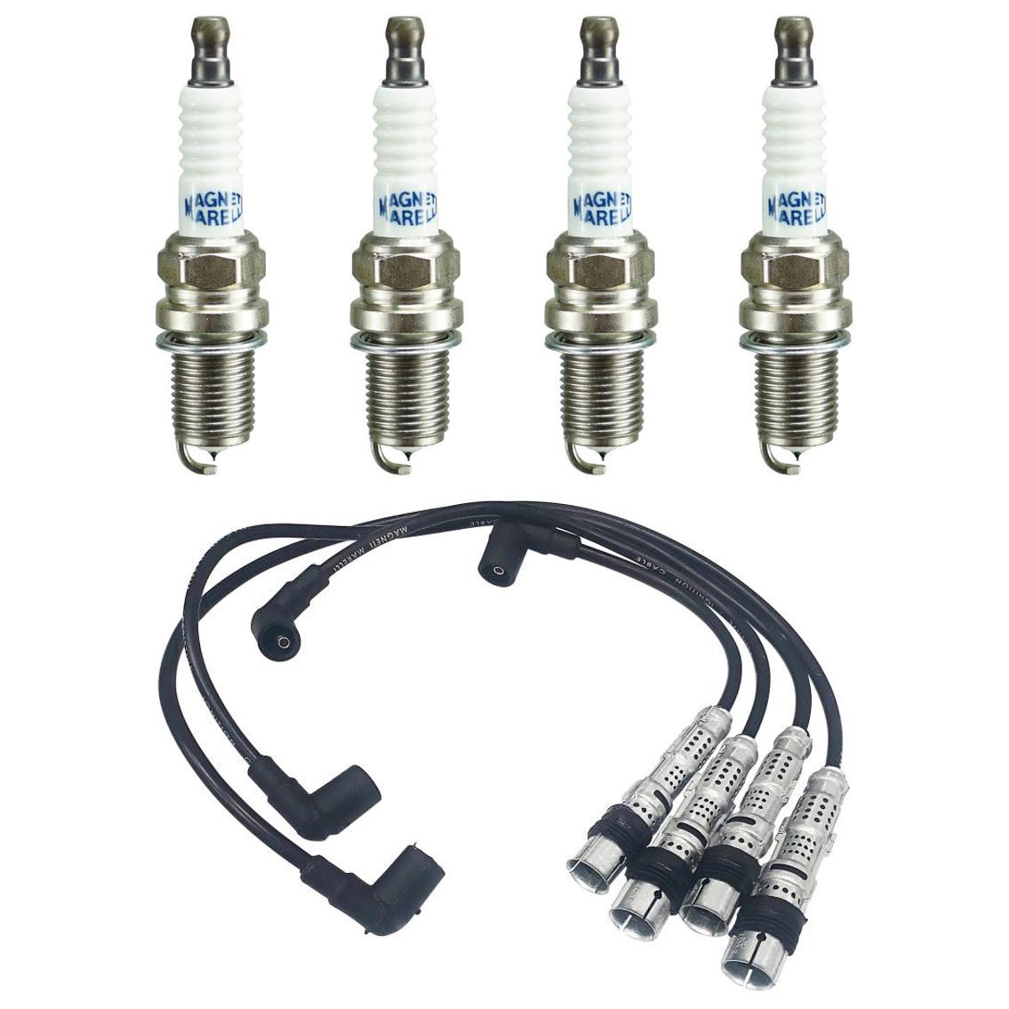 Kit 4 Vela Ignição Platinum Cabo - Magneti Marelli - CVMV4302 / K7RTPMM - (1)