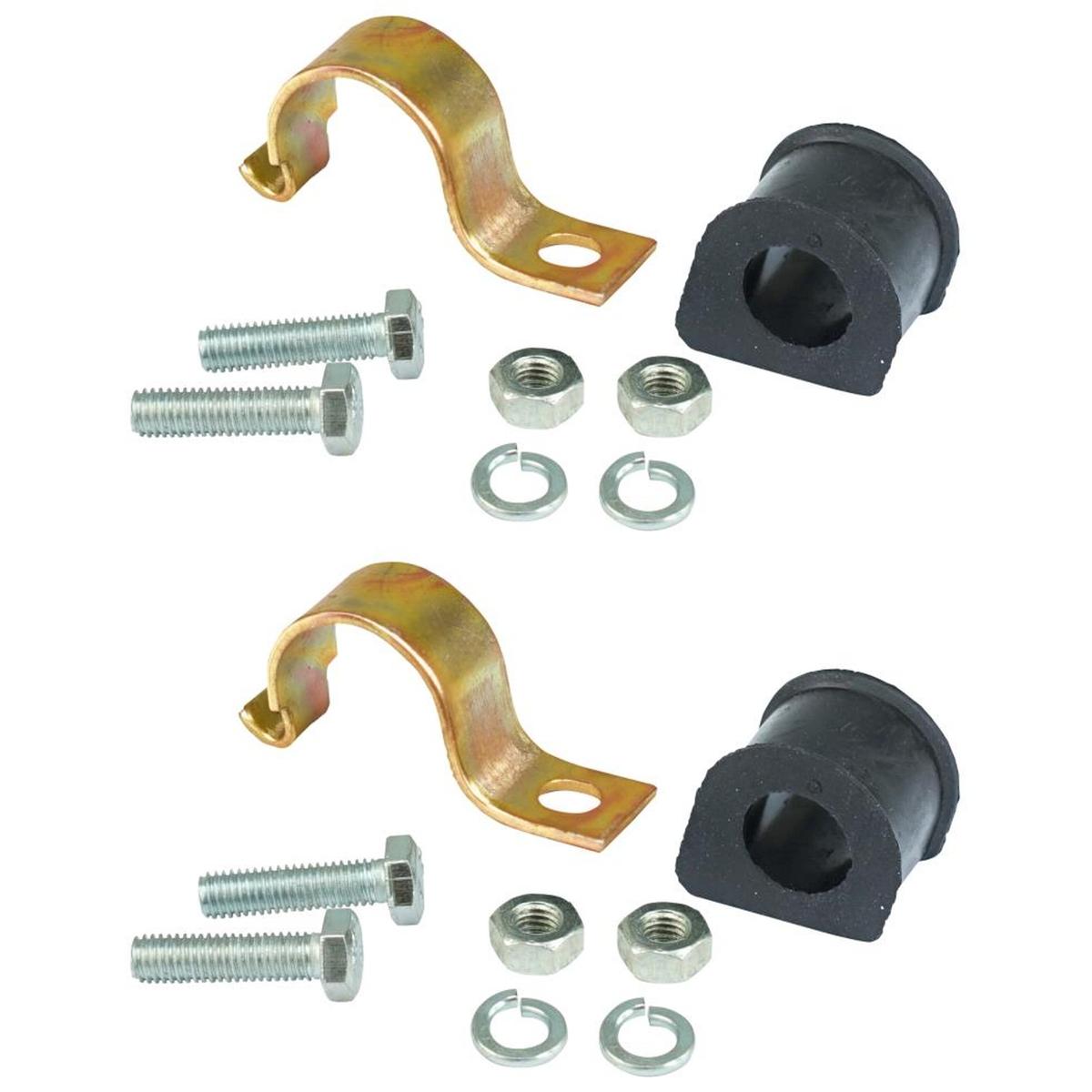 Par Kit Barra Estabilizadora Dianteira Com Mancal E Abraçadeira - Cofap - KEC01028 - (1)