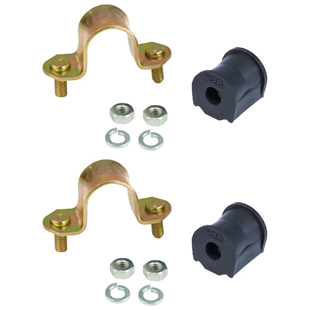 Par Kit Barra Estabilizadora Dianteira Com Mancal E Abraçadeira - Cofap - KEC03040 - (1)