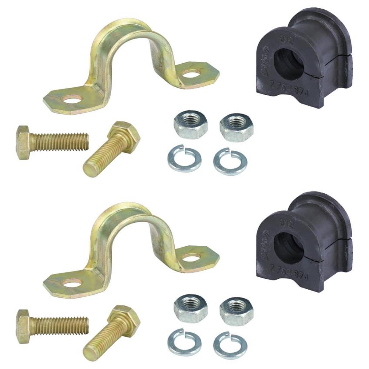 Par Kit Barra Estabilizadora Dianteira Com Mancal E Abraçadeira - Cofap - KEC03068 - (1)