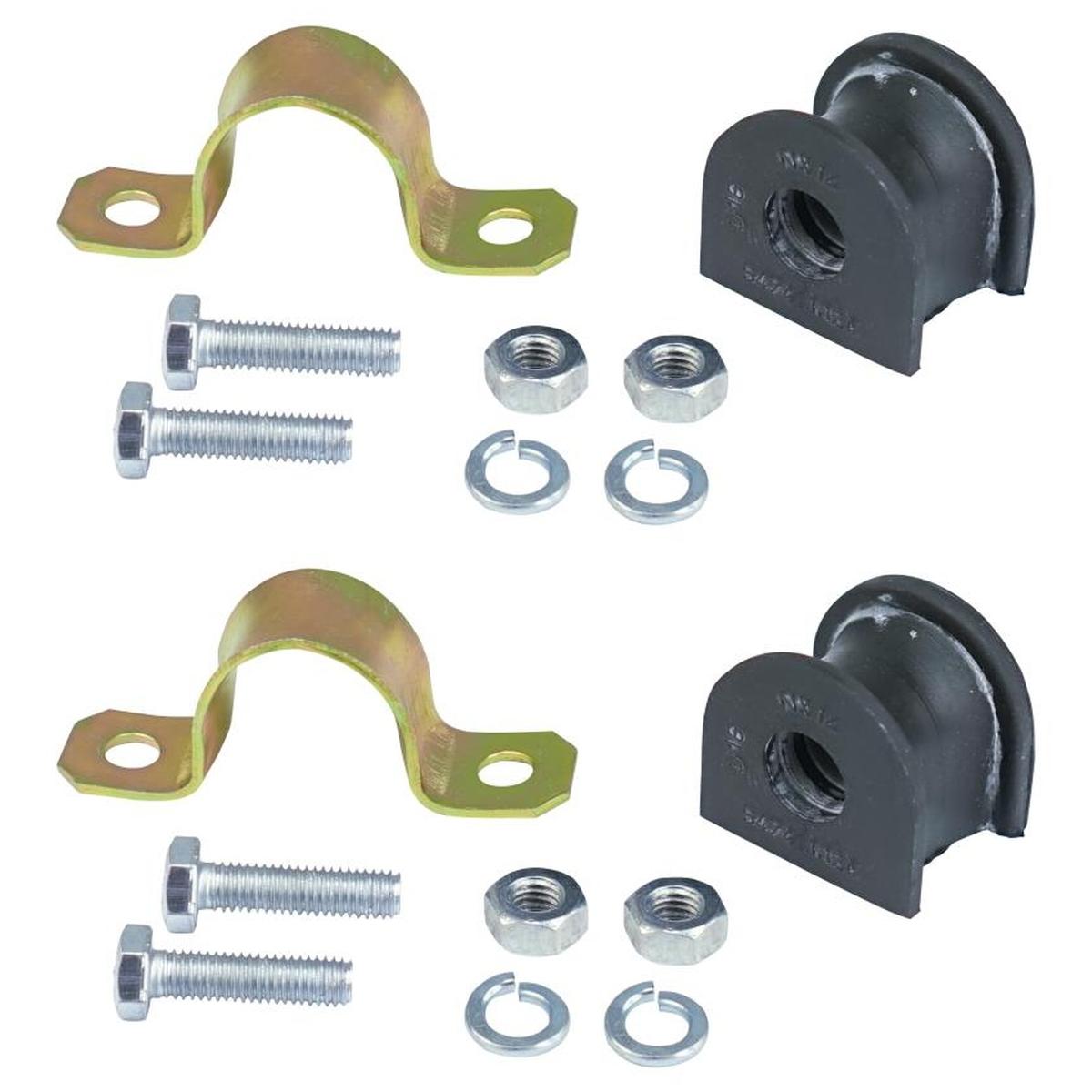 Par Kit Barra Estabilizadora Dianteira Com Mancal E Abraçadeira - Cofap - KEC08015 - (1)