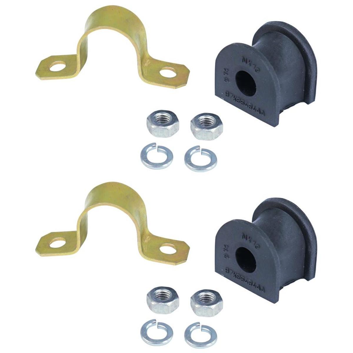 Par Kit Barra Estabilizadora Dianteira Com Mancal E Abraçadeira - Cofap - KEC08018 - (1)