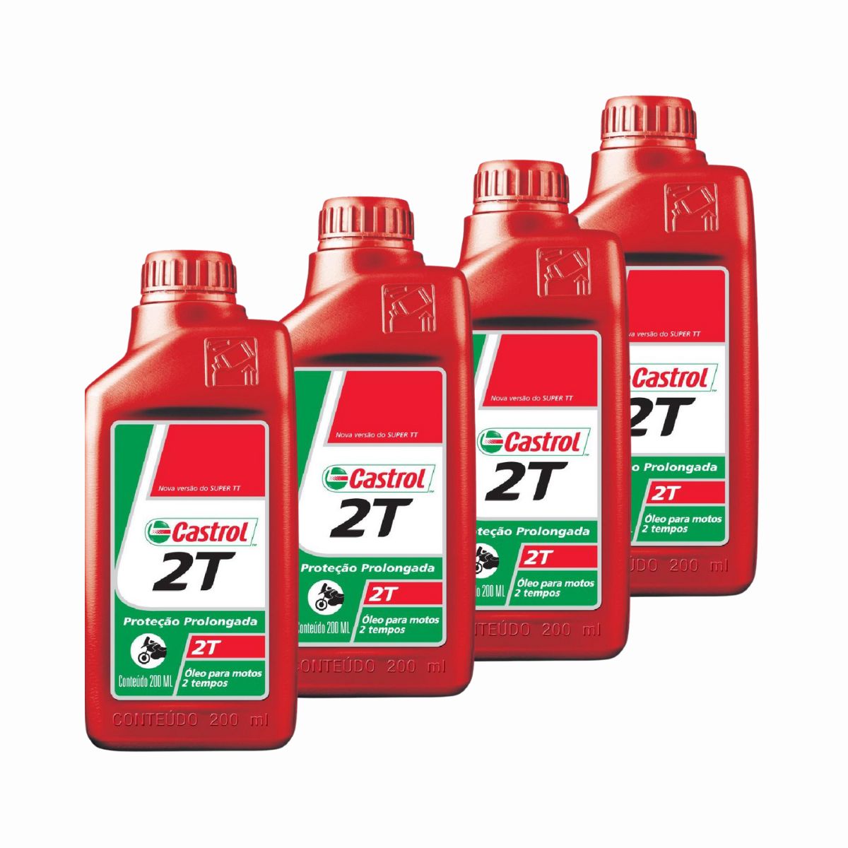 Kit c/ 800ml Óleo de Motor 2T - 3360512 - Castrol - (1)