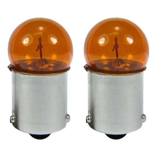 Par Lâmpada Halógena Miniatura 12V 10W Ba15S Âmbar - Gauss - GL0067D - (1)