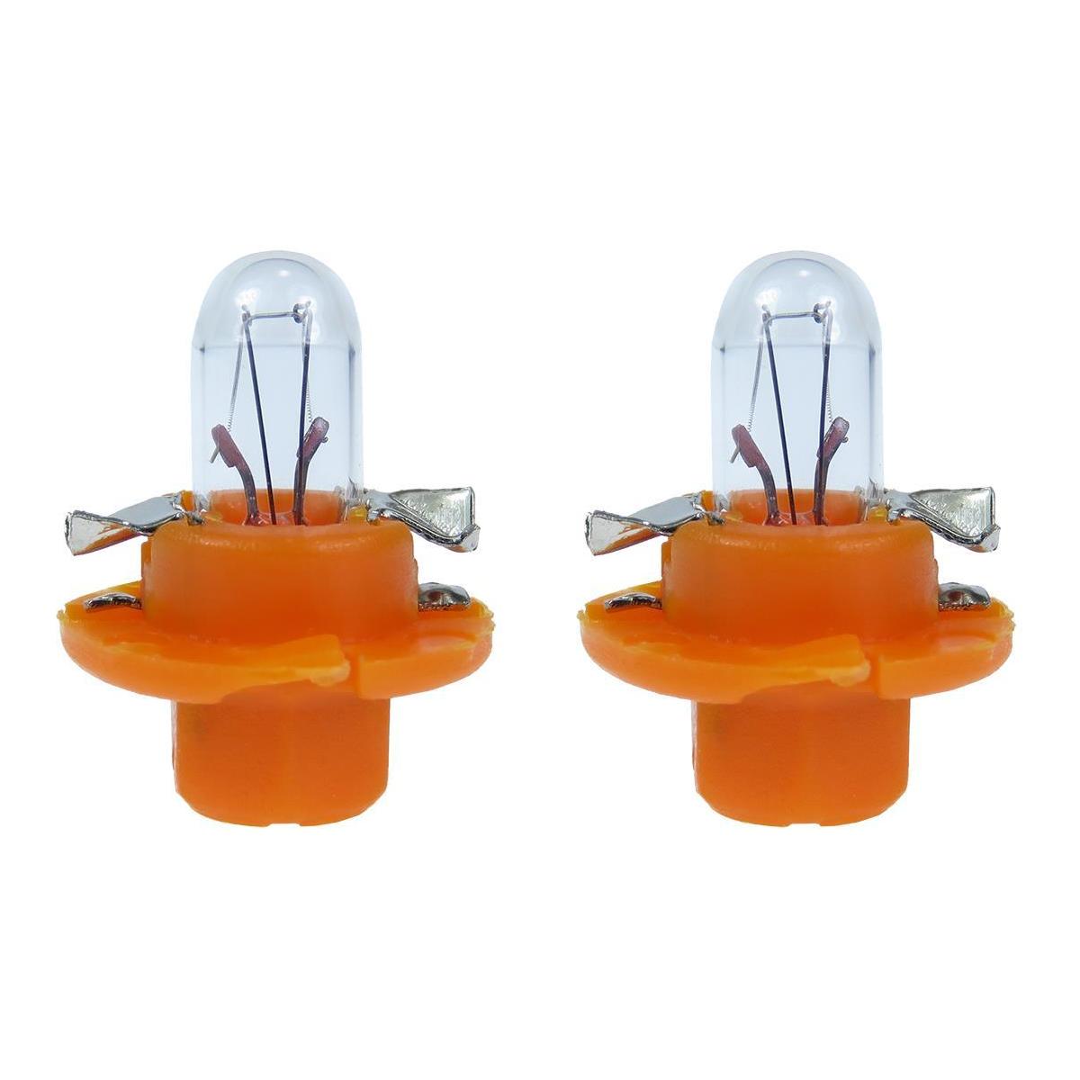 Par Lâmpada Miniatura Painel 12V 1,12W Base Laranja - Gauss - GL2473MFX6 - (1)