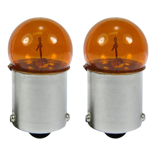 Par Lâmpada Halógena Miniatura 12V 10W Ba15S Âmbar - Gauss - GL0067E - (1)