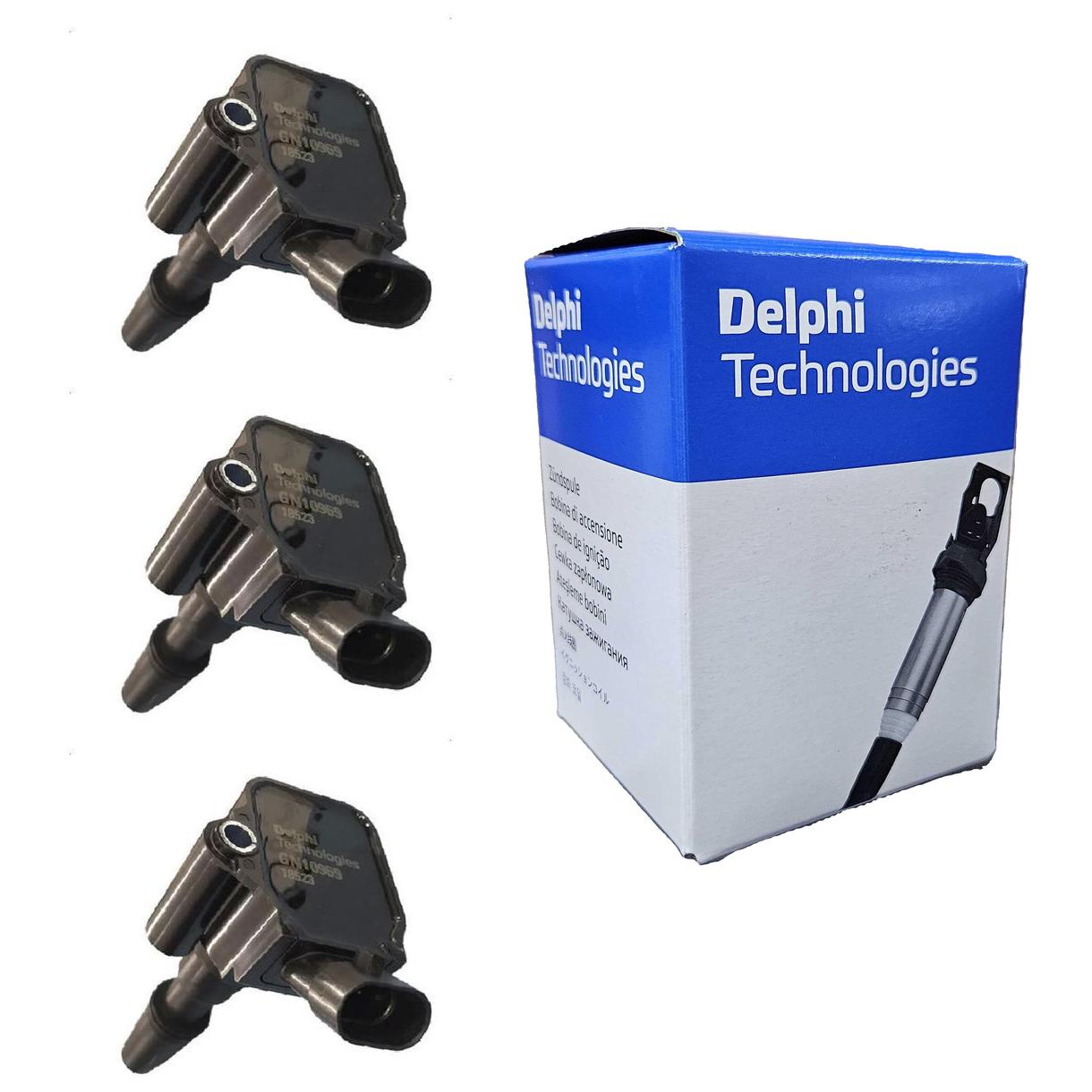 Kit 3 Bobinas de Ignição - Delphi - GN10969 - (1)