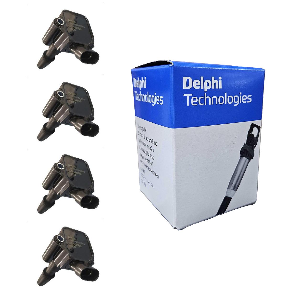 Kit 4 Bobinas de Ignição - Delphi - GN10969 - (1)