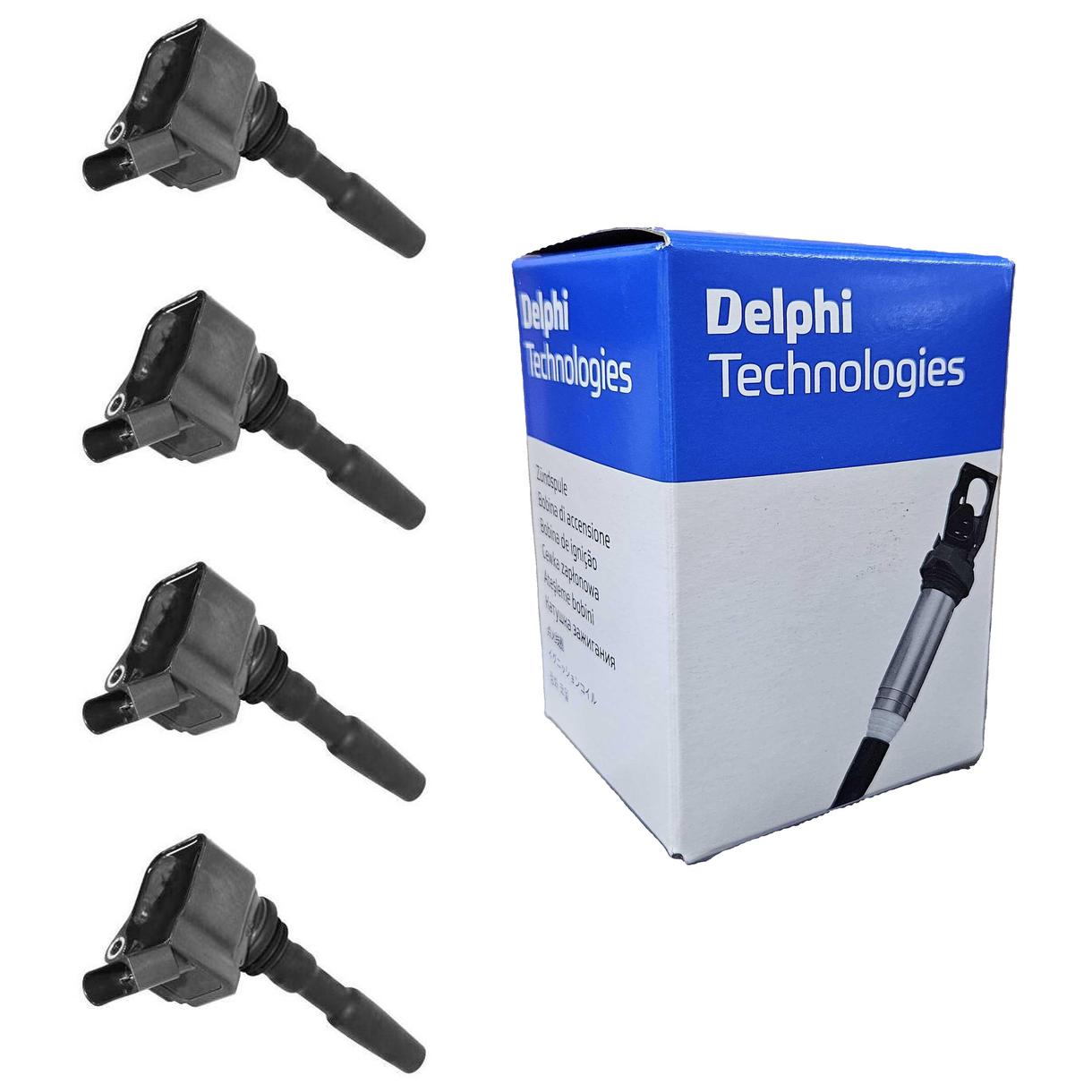 Kit 4 Bobinas de Ignição - Delphi - GN10631 - (1)