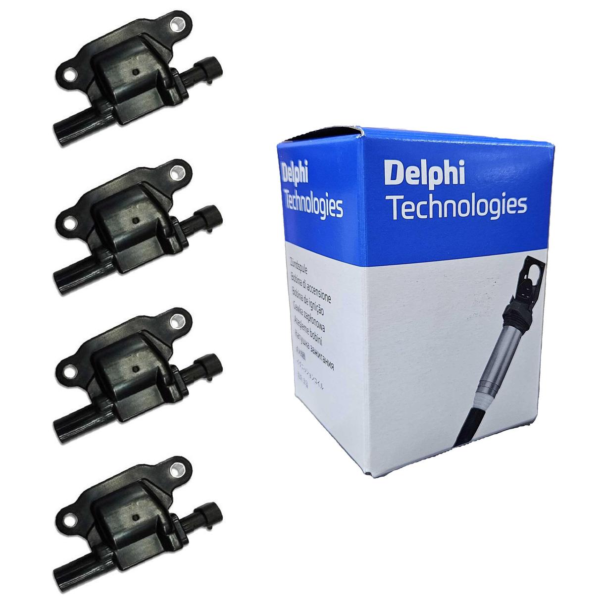 Kit 4 Bobinas de Ignição - Delphi - GN10639 - (1)
