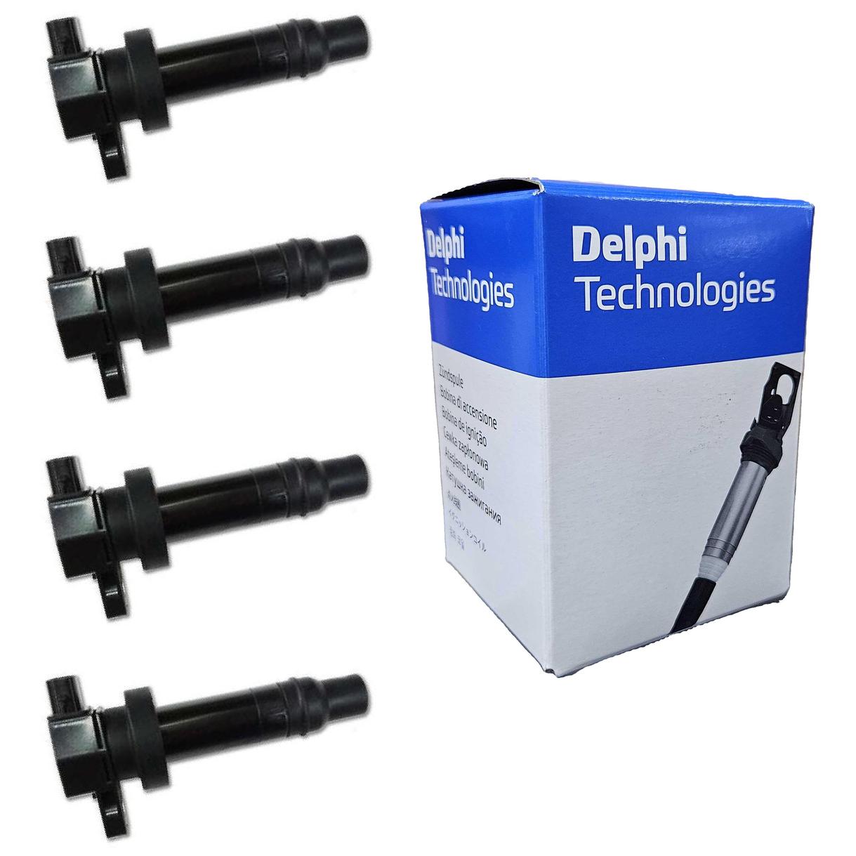 Kit 4 Bobinas de Ignição - Delphi - GN10590 - (1)