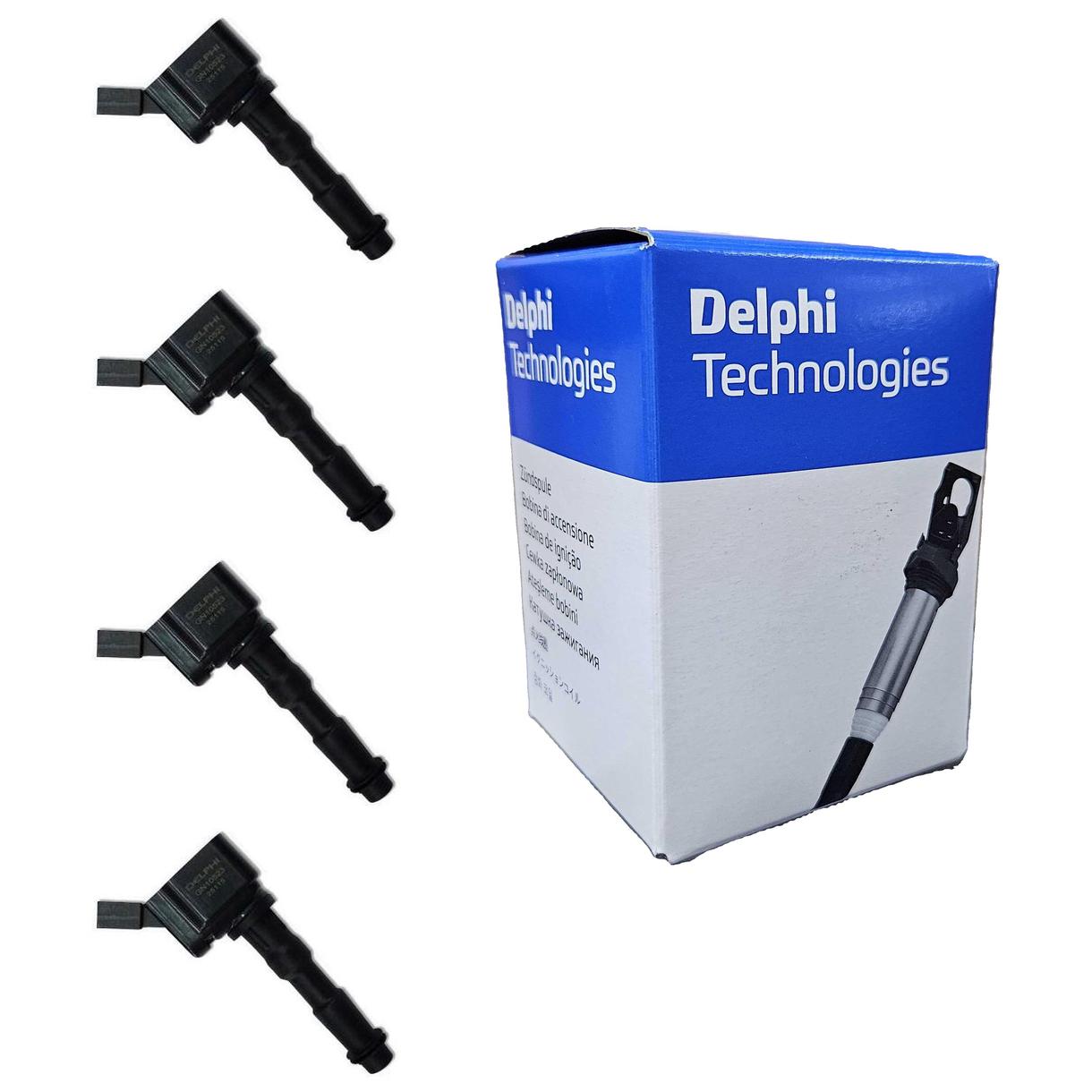 Kit 4 Bobinas de Ignição - Delphi - GN10523 - (1)
