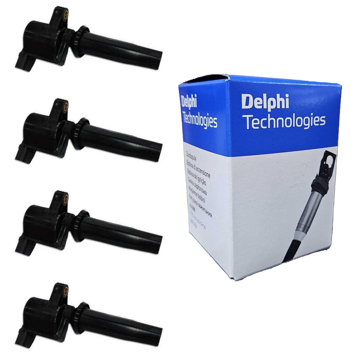 Kit 4 Bobinas de Ignição - Delphi - GN10229 - (1)