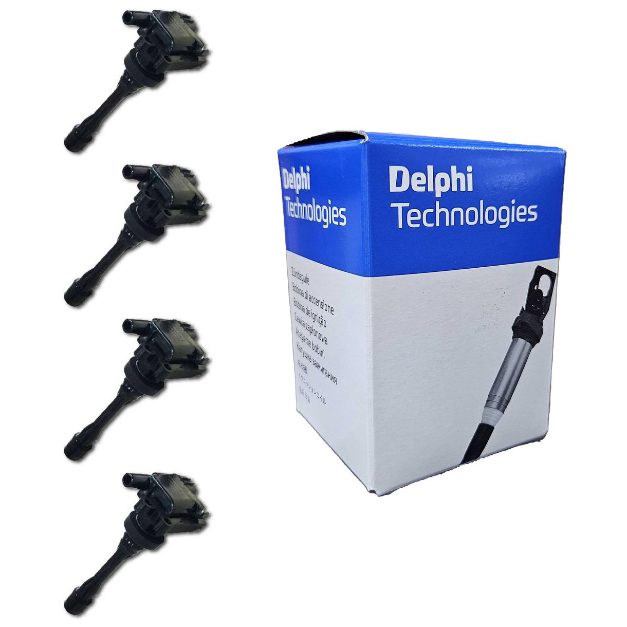 Kit 4 Bobinas de Ignição - Delphi - GN10191 - (1)