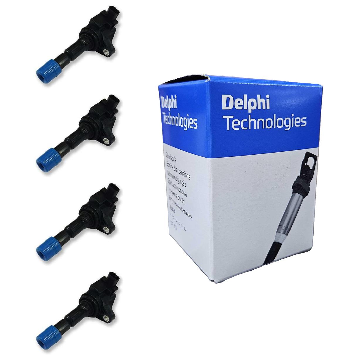 Kit 4 Bobinas de Ignição - Delphi - GN10249 - (1)