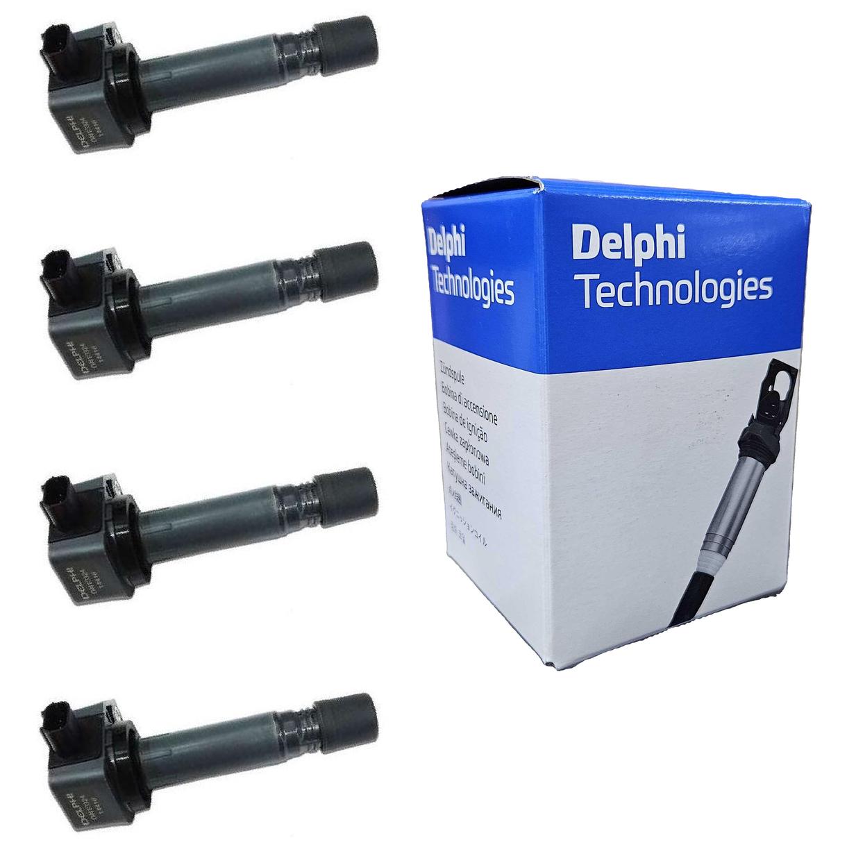 Kit 4 Bobinas de Ignição - Delphi - GN10324 - (1)