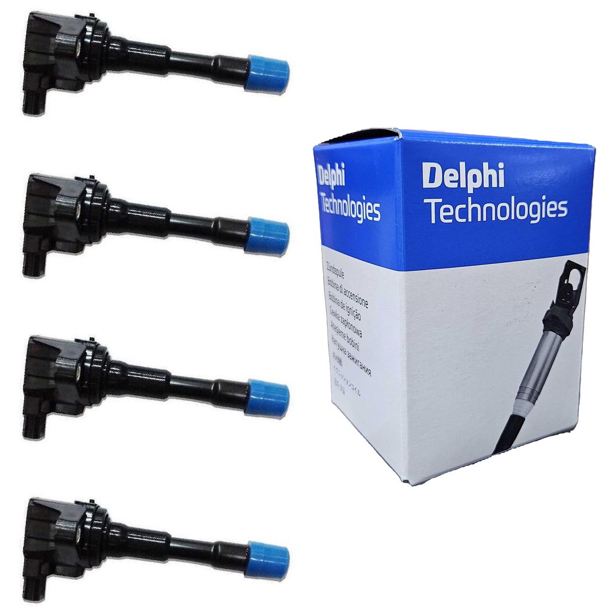 Kit 4 Bobinas de Ignição - Delphi - GN10248 - (1)