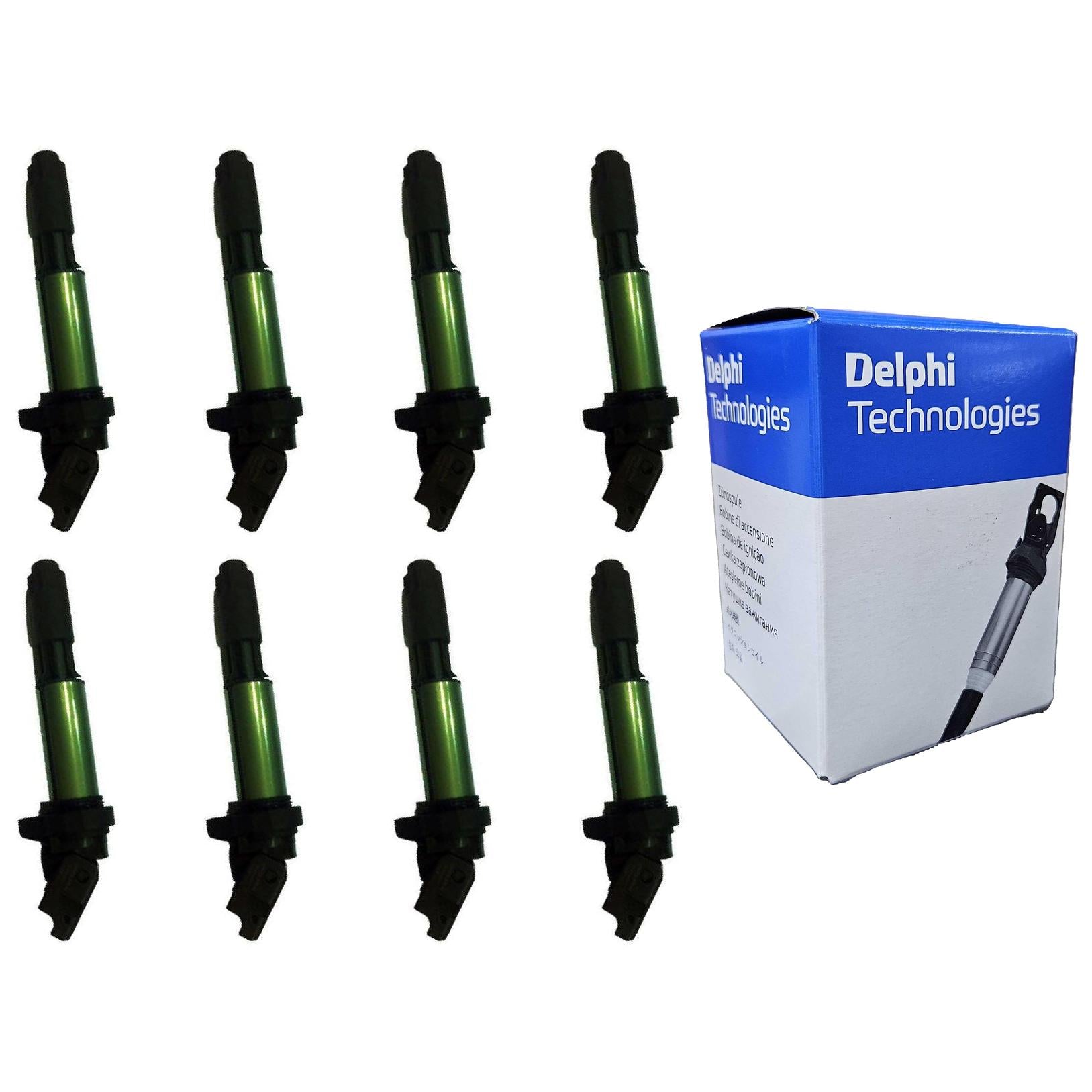 Kit 8 Bobinas de Ignição - Delphi - GN10210 - (1)