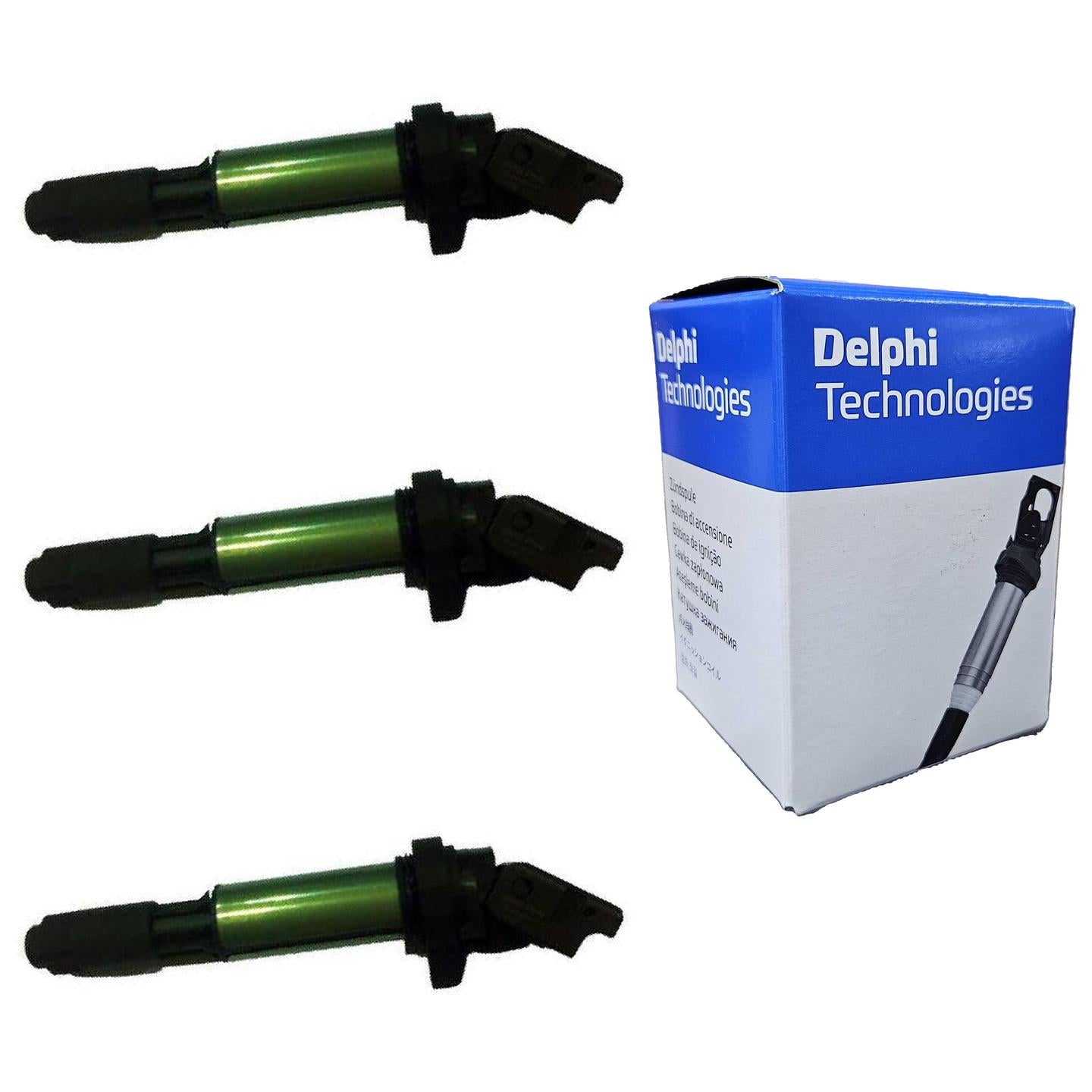 Kit 3 Bobinas de Ignição - Delphi - GN10210 - (1)