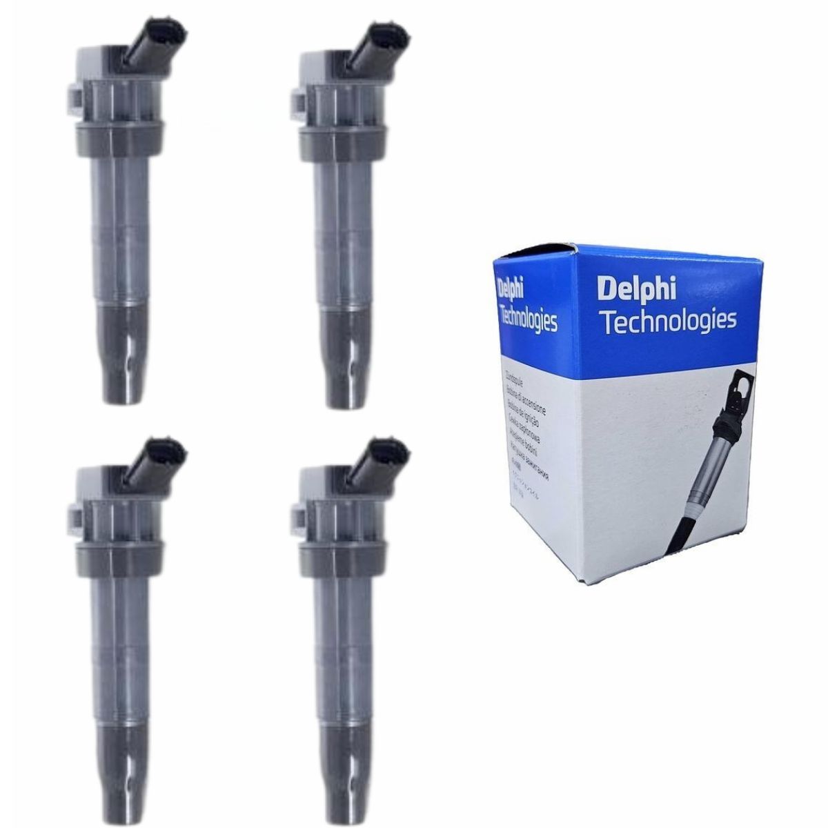 Kit 4 Bobinas de Ignição - Delphi - GN10568 - (1)