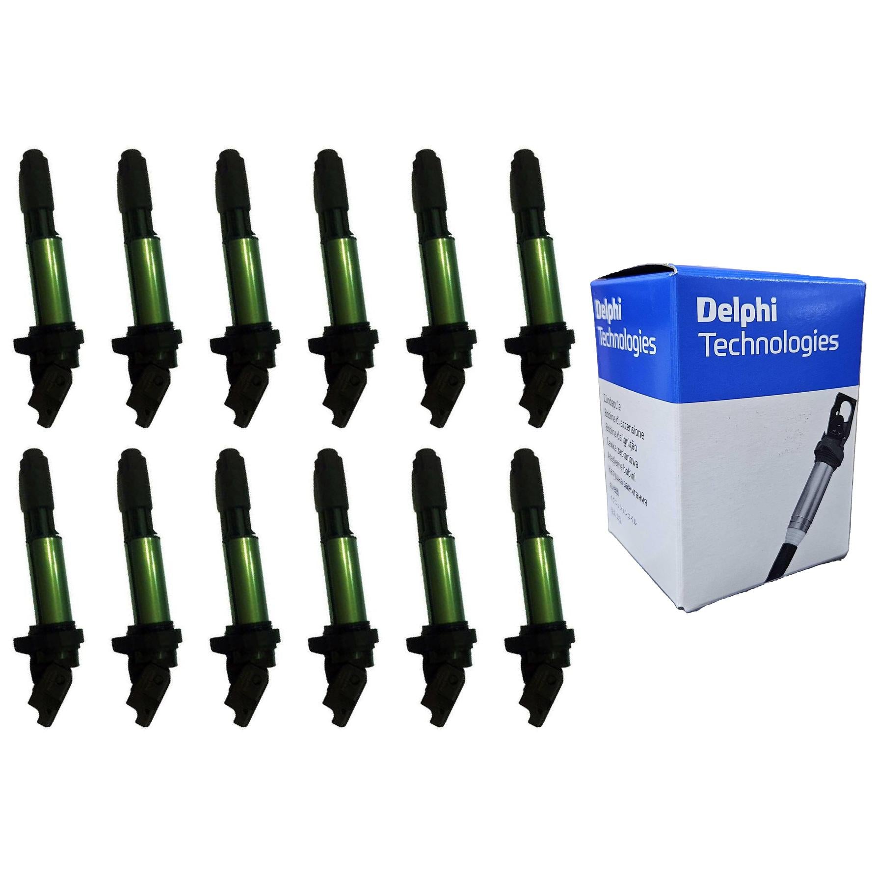 Kit 12 Bobinas de Ignição - Delphi - GN10210 - (1)