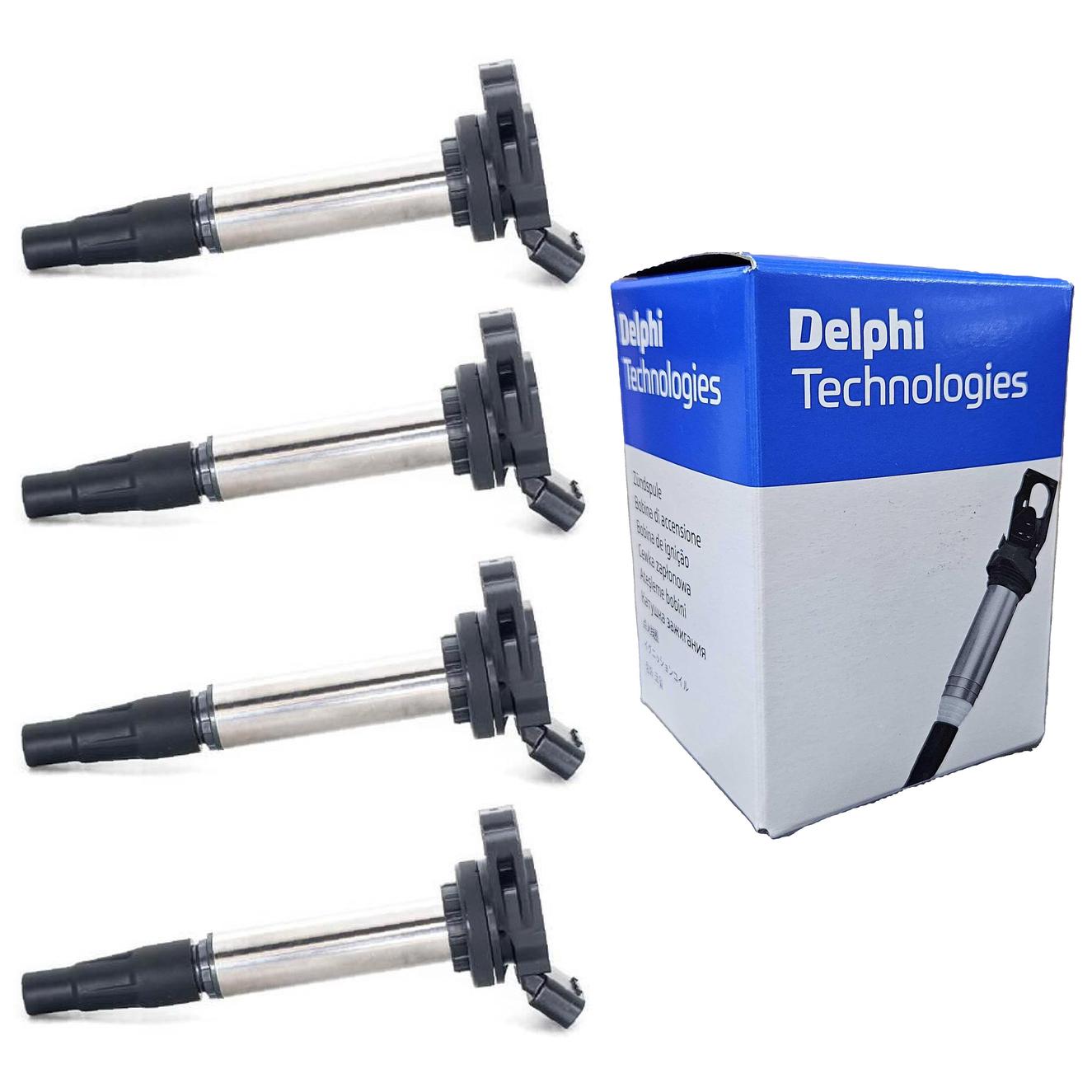 Kit 4 Bobinas de Ignição - Delphi - GN10341 - (1)