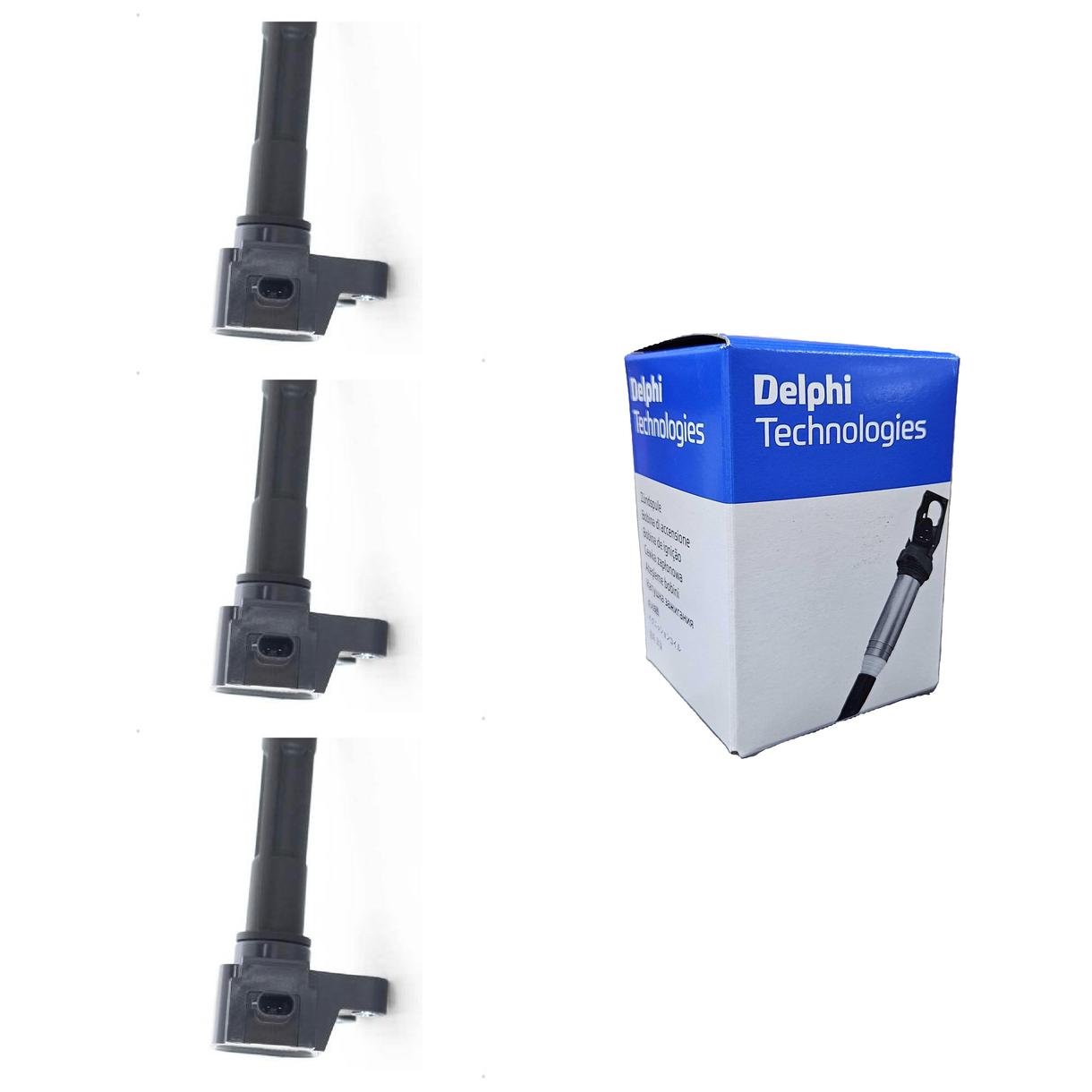 Kit 3 Bobinas de Ignição - Delphi - GN10966 - (1)