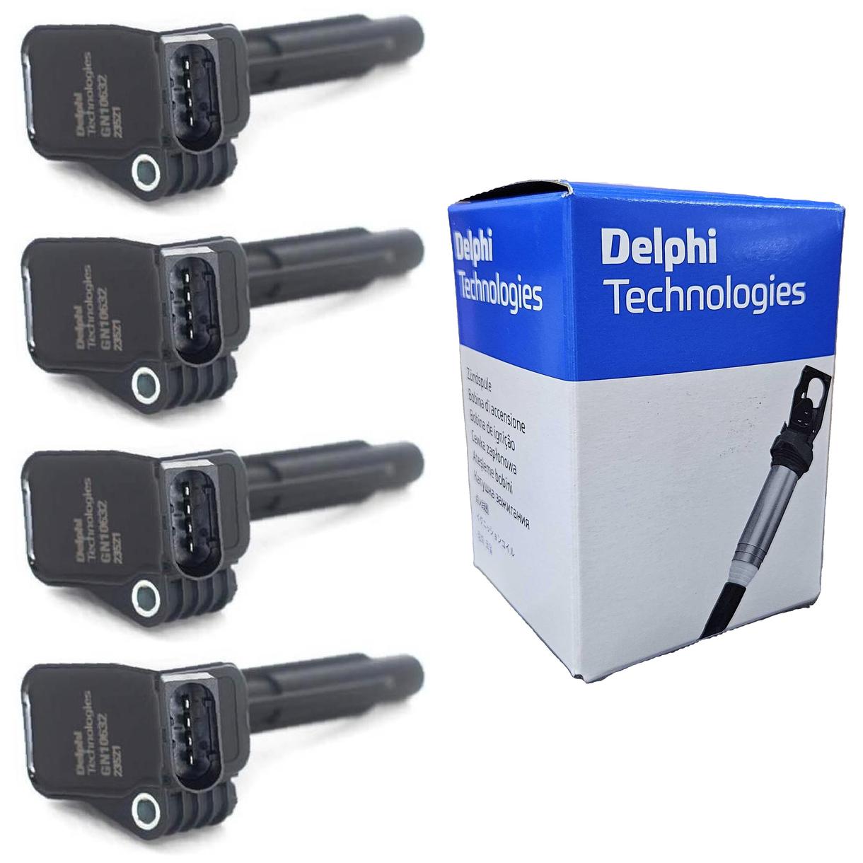 Kit 4 Bobinas de Ignição - Delphi - GN10632 - (1)