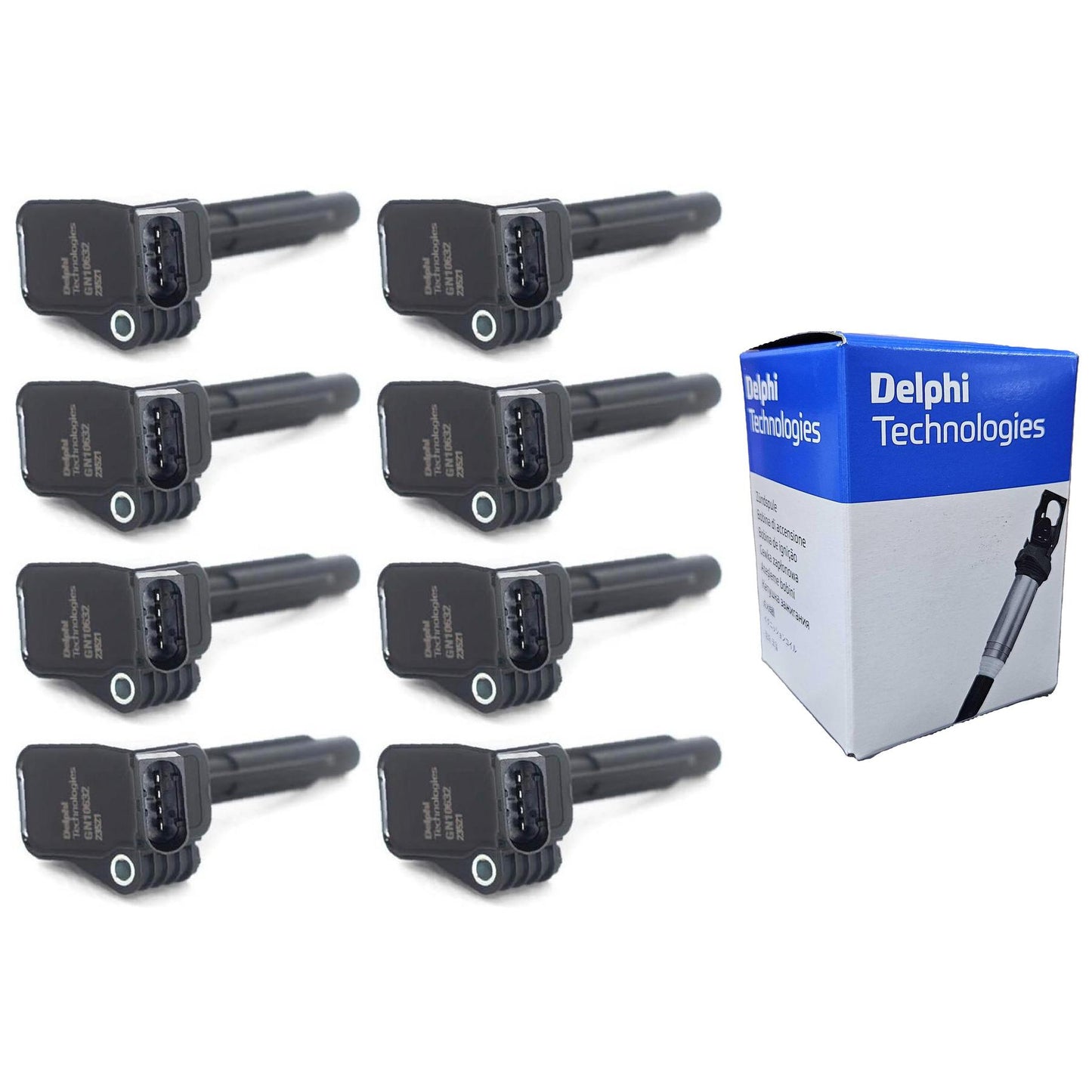 Kit 8 Bobinas de Ignição - Delphi - GN10632 - (1)
